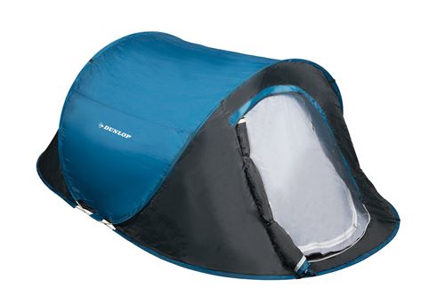 Dunlop pop-uptent double 255 x 155 x 95 cm bleu