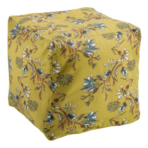 Pouf Porto Curry 40×40×40 cm Vivaraise Vivaraise