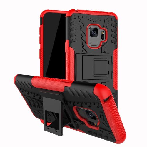 Coque Anti Choc Pour Samsung Galaxy S9 Plus Modèle Spider - Rouge