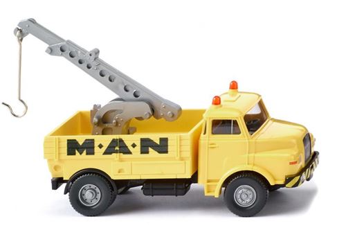 WIKING véhicule Man-Serviceminiature moulé sous pression 1:87 jaune