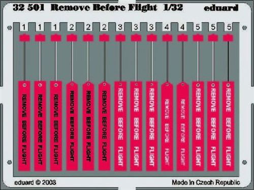 Remove Before Flight - 1:32e - Eduard Accessories