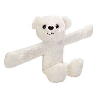 Ours Polaire Interactif Avec Capteur IA - 21 Cm Ou 28 Cm - Peluche Douce Réagissant Aux Câlins - Enfant