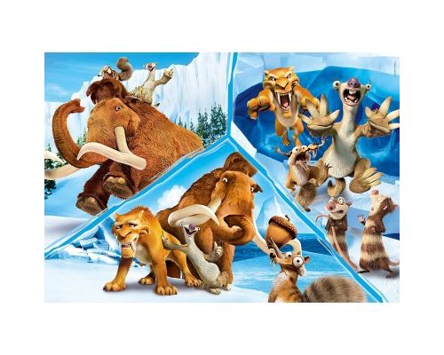 Puzzle 60 Pièces : Pièces XXL - Age de Glace, Clementoni