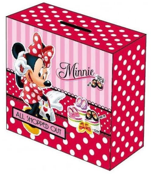Disney tirelire Minnie Mouse filles 10 cm bois rouge/rose