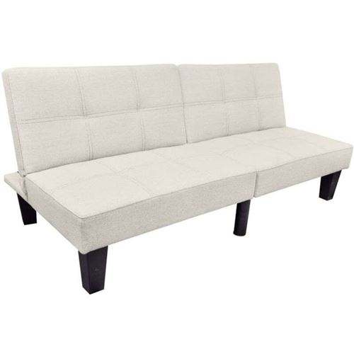 vidaXL Canapé-lit convertible Beige