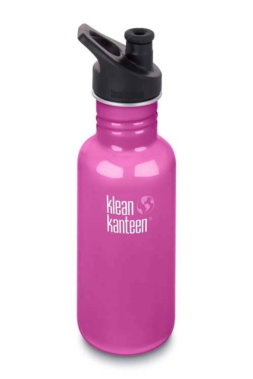 Gourde inox classique wild orchid bouchon sport (532 ml) klean kanteen