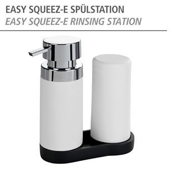 Station de lavage Easy Squeez-e avec 2 distributeurs de savon liquide -  Blanc - 250 ml chacun - Achat & prix | fnac