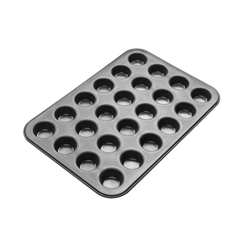 Zenker Noir Moule À Muffins 24 Empreintes 38 X 26 Cm Black Metallic