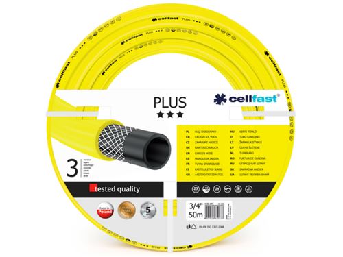 Cellfast 1702155100 Plus Tuyau d'arrosage Jaune 3/4"" 50&nbsp;m