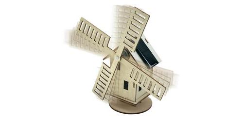Sol Expert - Maquette de Moulin en bois à monter