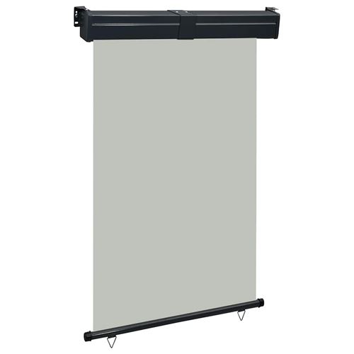 vidaXL Auvent latéral de balcon 120x250 cm Gris