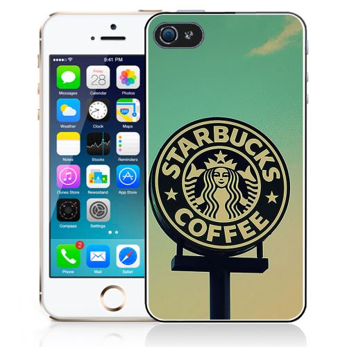 Coque pour iPhone 5C starbucks vintage