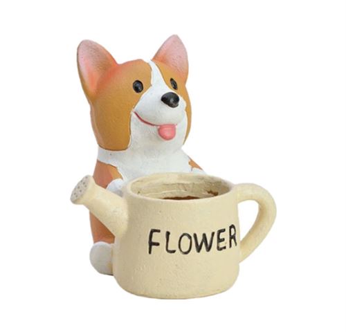 Pot de plantes succulentes 10.5cm - Assis corgi