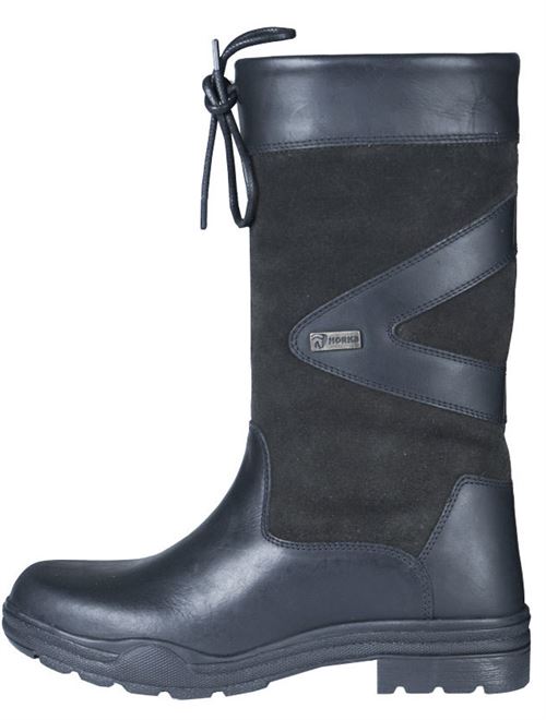 HORKA bottes d'extérieur Greenwich cuir unisexe anthracite/noir