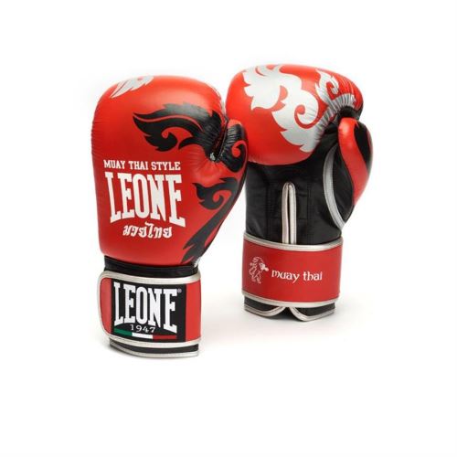Gants de boxe Leone Muay thaï style-12 oz-Rouge-12 oz--12 oz-Rouge--------------Rouge-