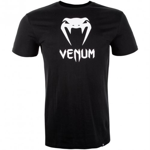 Tee shirt manches courtes Venum Classic noir mc tee Noir taille : M réf : 28306
