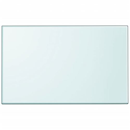 vidaXL Dessus de table rectangulaire en verre trempé 1000 x 620 mm