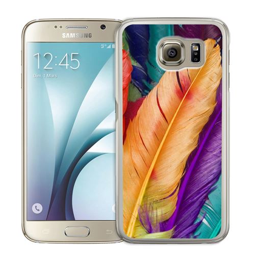 Coque pour Samsung Galaxy S7 plumes