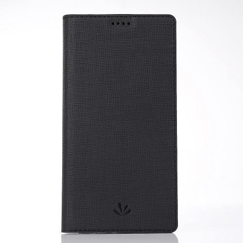 Etui en PU les porte-carte noir stand texture pour Huawei Honor V10