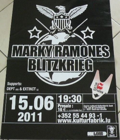 MARKY RAMONES BLITZKRIEG - 70x100 cm - AFFICHE / POSTER État correct - N/A reconditionné disponible sur Fnac
