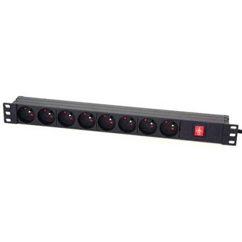 Tableau De Distribution Lumière 8 Voies 3500W Ibiza Light LC-806 - Pour Commande De Projecteurs, Interrupteurs Individuels