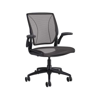 Fauteuil de bureau ergonomique Humanscale Diffrient Noir ...