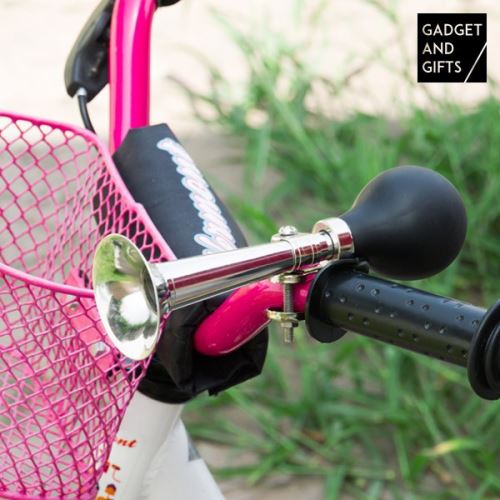 Klaxon en acier pour vélo - Sonnette rétro vintage
