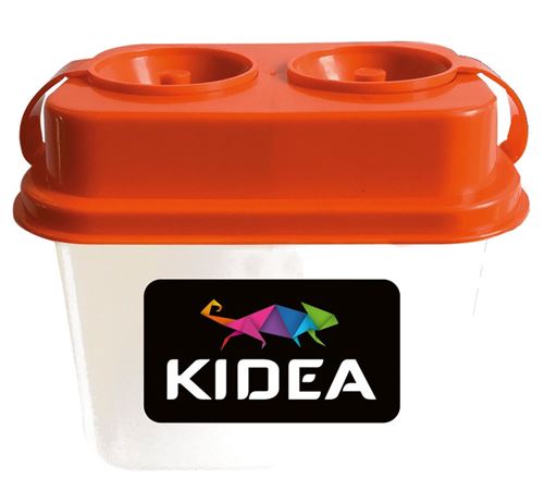 Kidea pot anti-taille et de conservation 10 cm rouge