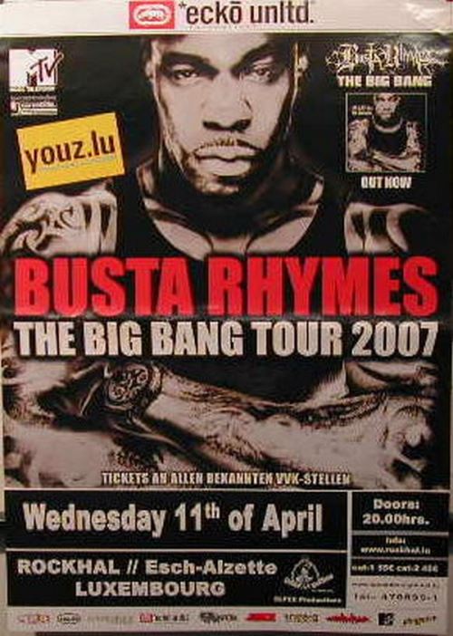 Busta Rhymes - 60x84 cm - AFFICHE / POSTER