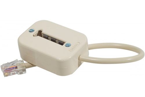 Adaptateur prise téléphone femelle vers RJ45 0.20m