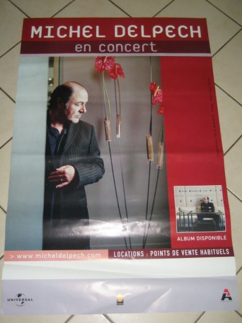 Michel DELPECH - 80x120 cm - AFFICHE / POSTER