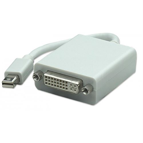 Techly mini displayport - dvi-i m f mini displayport dvi-i blanc adaptateur et connecteur de câbles (iadap mdp-dvif)