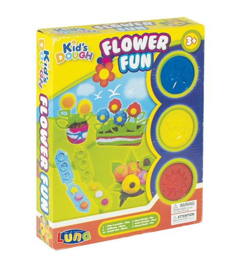 Luna ensemble en terre cuite Flower Fun 18 pièces