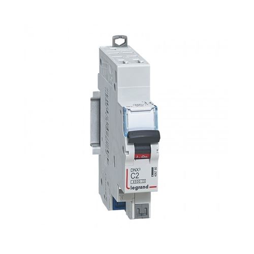 Legrand Disjoncteur Phase + Neutre Dnx³ 4500 6Ka Arrivée Bornes Automatiques 1 Module 1P+N 230V 2A - 406780 - Image 3