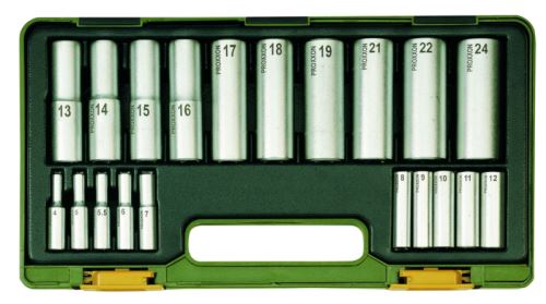 Coffret douilles rallongées, 20pcs - Coffret douilles rallongees