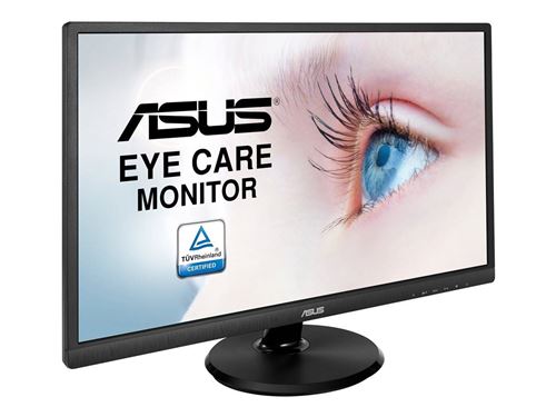 ASUS VA249HE - LED-monitor - 23.8 - 1920 x 1080 Full HD (1080p) @ 60 Hz - VA - 250 cd/m² - 3000:1 - 5 ms - HDMI, VGA - zwart