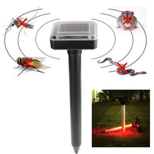 Maison Répulsifs d'insectes RC-507 Solaire Portable Souris Rat Rongeur Mole Antiparasitaire Répulsif Sonic Garden Wave Répulseur