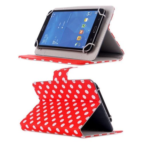Yonis Rouge Housse Tablette En Similicuir - 7 Pouces - Image 2
