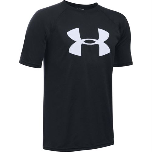 Tshirt pour enfant Under Armour Tech Big Logo Noir taille S (120135cm)