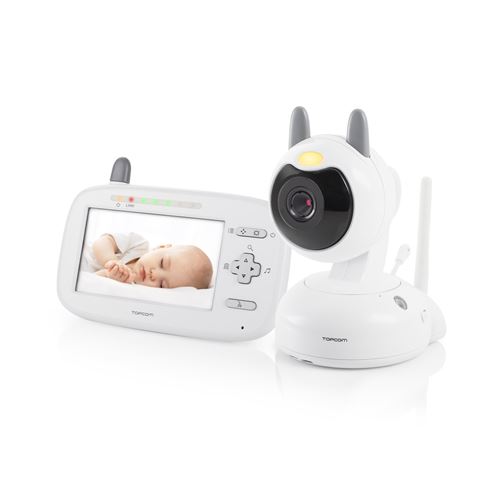 Moniteur vidéo pour bébé Topcom KS-4249 avec écran couleur, blanc