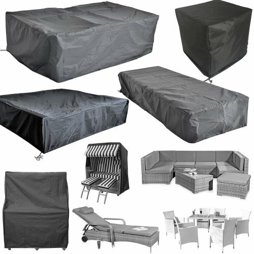 Bc-elec - HMRC-11 Housse de protection pour tables et meubles de jardin, Oxford 210D + traitement UV, 195x195x67cm