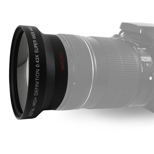 Hd De Haute Qualite 0 43x67mm Grand Angle Lentille Fisheye Pour