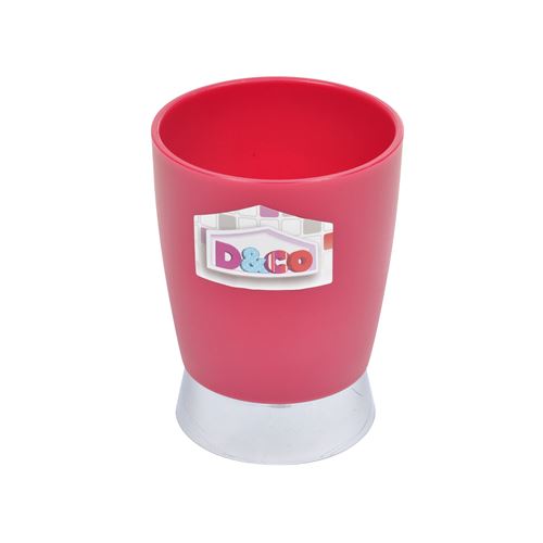 gobelet fushia chromé - licence d&co