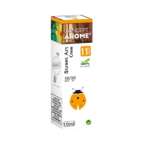 Conceptarôme - E-liquide Mixte Prenium – Crew 11 mg.