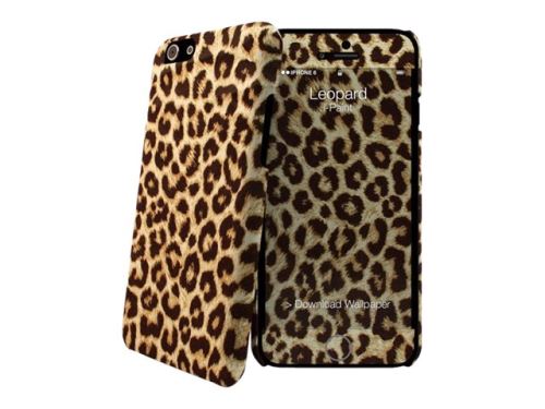 I-Paint Hard Case + Skin Leopard coque de protection pour téléphone portable