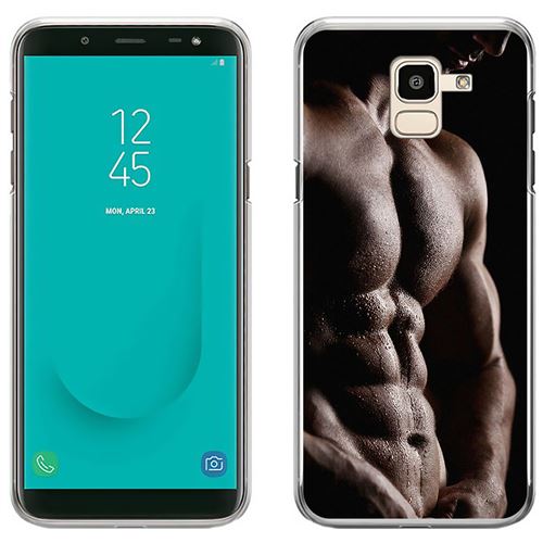 Coque pour Samsung Galaxy J6 -  Man Muscles