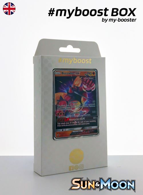 Coffret #myboost BUZZWOLE GX (Mouscoto) SM69 - Sun and Moon 4 Crimson Invasion - 10 cartes Pokemon anglaises