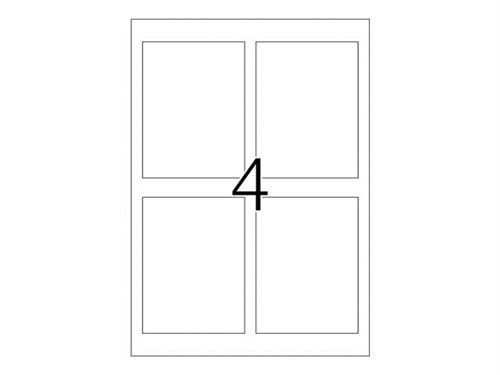 Herma etiq. Inkjet bout. 90x120 10f. Din a4 40 pi&egrave;ces 8882 DFX-163312