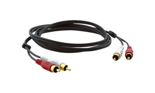 Kramer C-2RAM/2RAM Series C-2RAM/2RAM-1 - Câble audio - RCA mâle pour RCA mâle - 0.3 m - coaxial