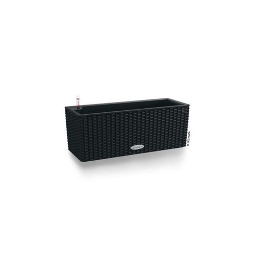 Jardinière LECHUZA Balconera Cottage 50 Noir graphite 8 L tressé